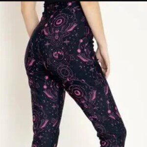 Blackmilk Sacred Happiness Pink Leggings/Pants Sz L